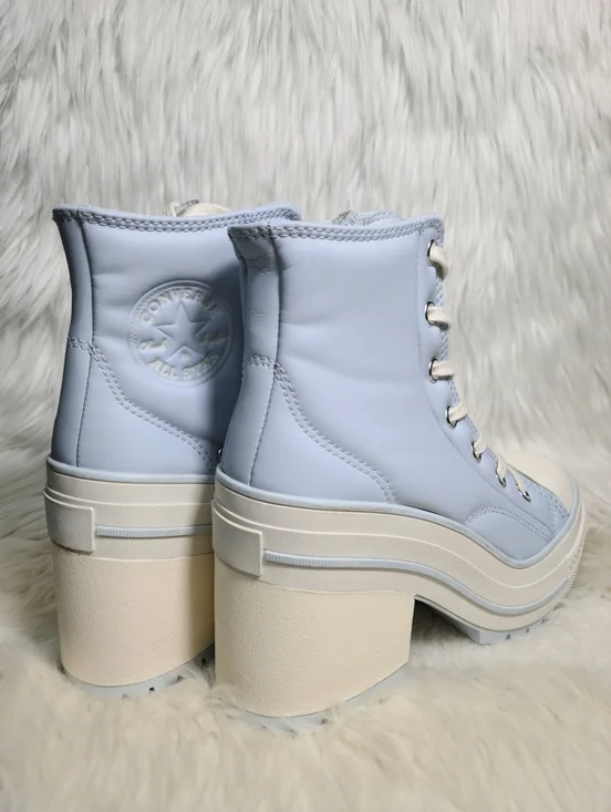 Converse Chuck Taylor All Star De Luxe Heel Blue Women 7 / Unisex 5 NEW - Picture 3 of 8